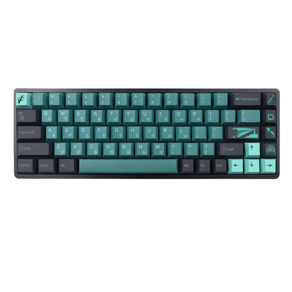 135-Key Terror Below PBT Dye Sublimation Keycaps engelska för mekaniskt tangentbord