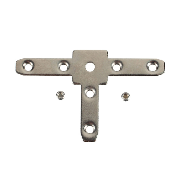 2-vägs/3-vägs/90 vinkel T-stycken Mutter för V-Slot C-Beam aluminiumprofil 3D-skrivardel