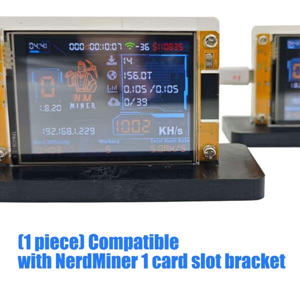 Let Samling Support Stand Til Bitcoins NerdMiner Mining Hardware 1 Slot