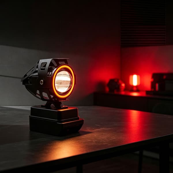 Kompakt 21V LED-arbeidslys med slitesterk plastramme, høy lysstyrke