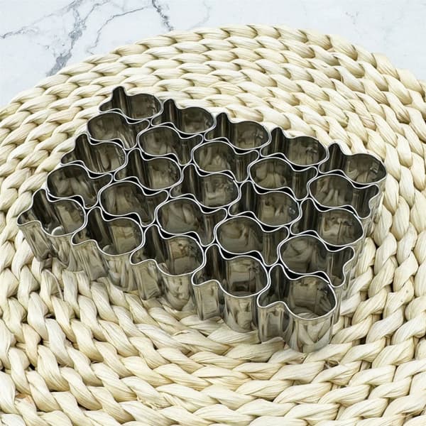 Multifunksjonell fondantkutter, fiskeform, 430 rustfritt stålform for baking