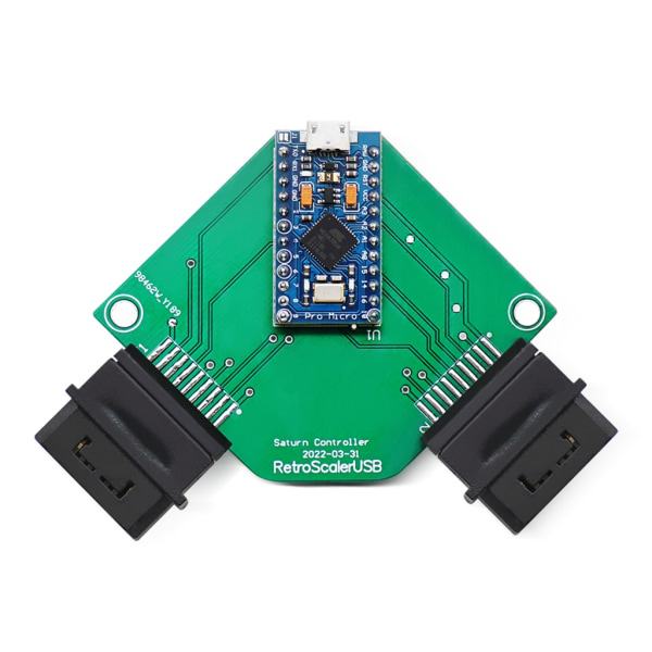 Handtag Joysticks USB Adapter Game Controller USB Adapter för Raspberry-Pi/Mister-FPGA/PC för SEGASaturn