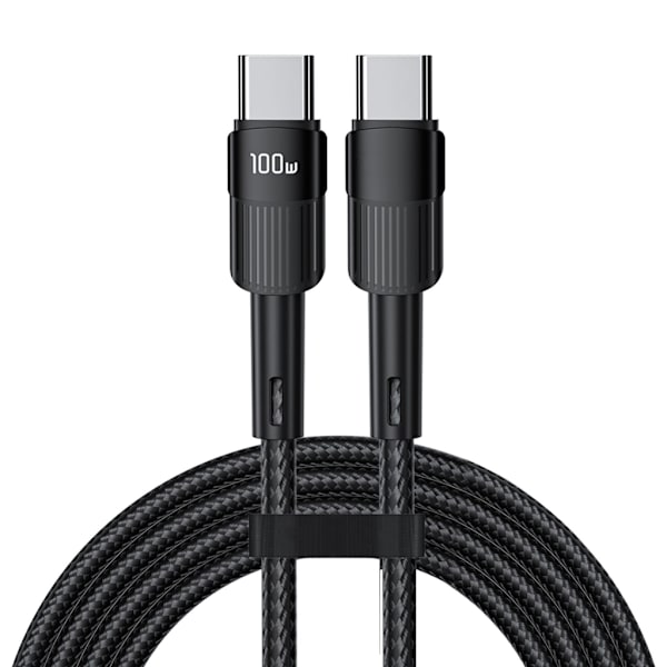 100W Type C til Type C-kabel PD Hurtiglading Laderkabel Dataledning for bærbar telefon USB C til USB C-kabel 100W 5A
