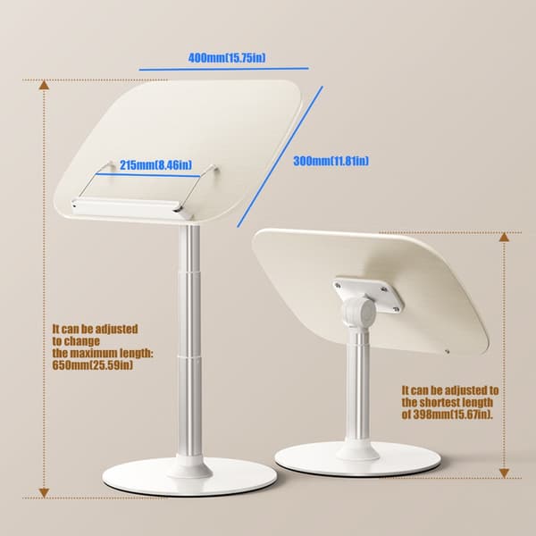 Hopfällbart bokstöd för barn med flexibel design, perfekt för tidig utbildning
