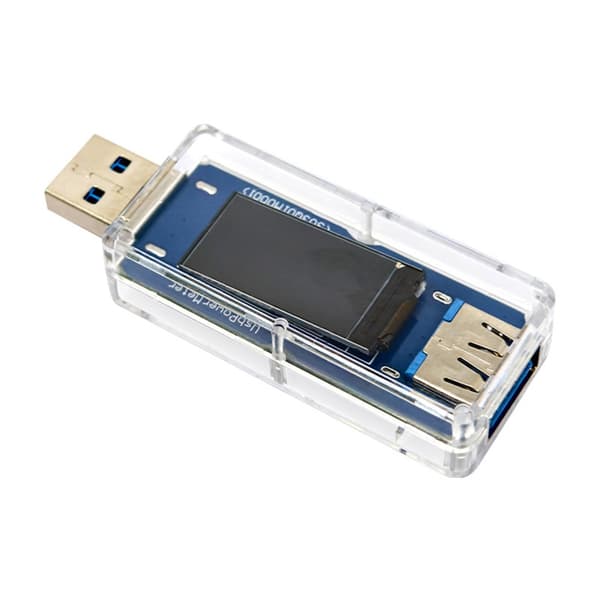 Professionel USB-strømskærm med digitalt display strømmåler tester