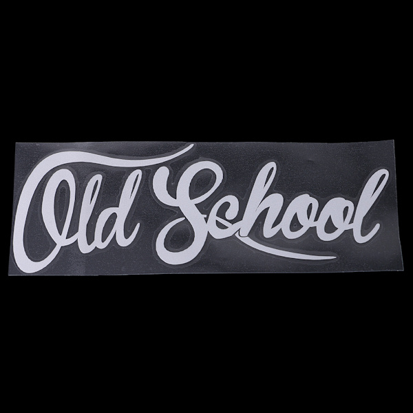 for Creative Vehicle Exterior Body Sticker OLD SCHOOL English Letter Decals for