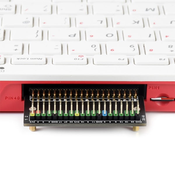 GPIO Header Adapter för Raspberry Pi 400 Header Expansion Board Färgkodad Header Enkel expansion null - Double row