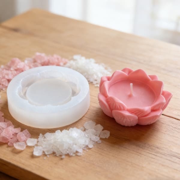 Genanvendelig silikone blomsterform ideel til kage, chokolade og isterninger