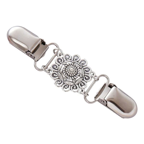 Stilig Retro Blomsterbrosje Pin Legeringsmaterialer Genserklips