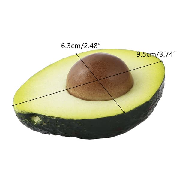 Resin Simulation Avocado Model Vinduesdekorationsrekvisitter Displaymodel