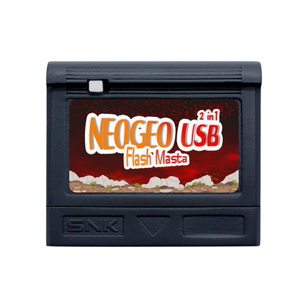 USB Flash Masta Burning Card 2 i 1 Retro speltillbehör med USB -kabel för SNK NEO NGP NGPC NEOGEO