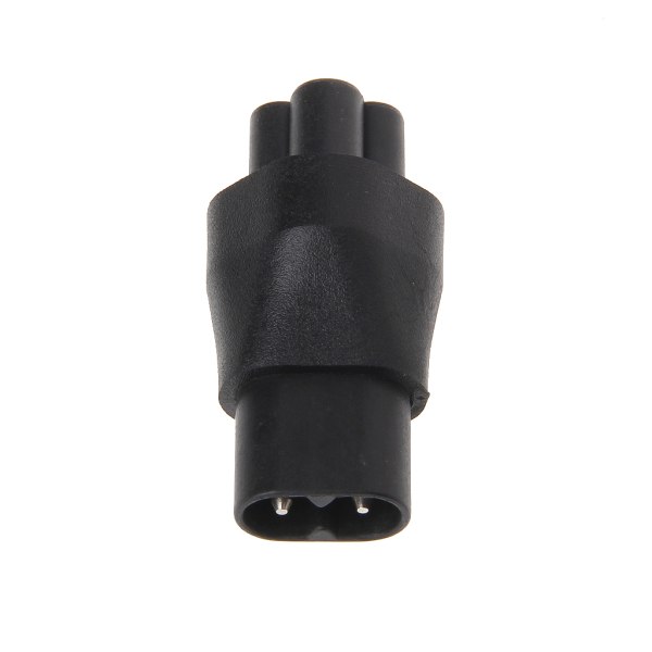 IEC 320 C5 3-pin hun til C8 2-pin hanstik konverter strømforsyningsadapter