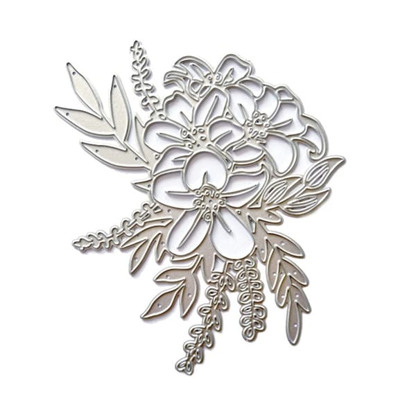 Metall Dies Kutter Stor Blomst Prege Stencil Kutte Dies Kortlaging Scrapbook