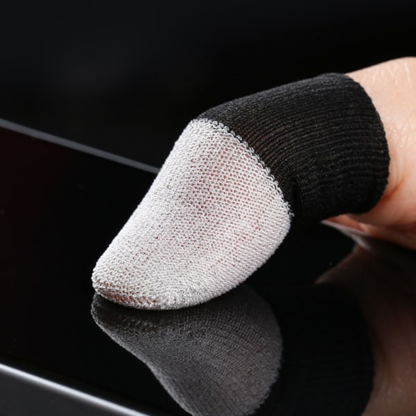 2st Game Fingertop Handskar För PUBG Gamer Svettsäker Anti-halk Touch-Screen Finger Sleeve Andas Gaming Finger Cover