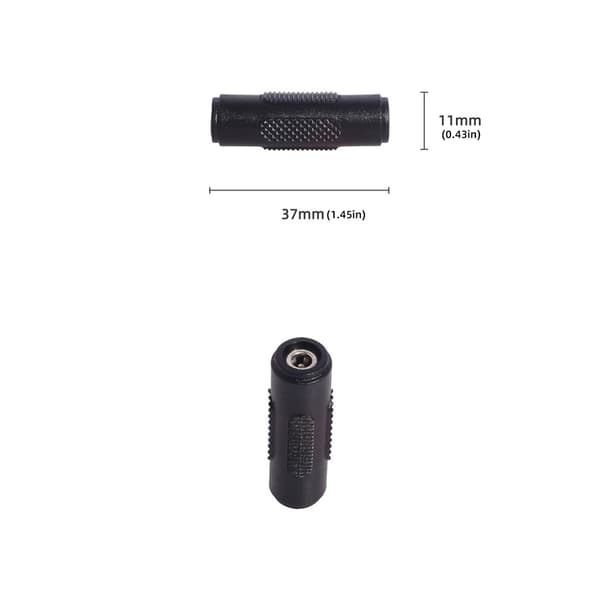 4,0 x 1,7 mm strømstik hun til hun 2-pak til reparation