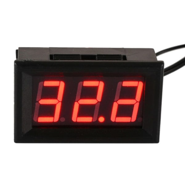 Digitalt termometer LED-display -50~110°C Temperaturmålersensor med høj nøjagtighed