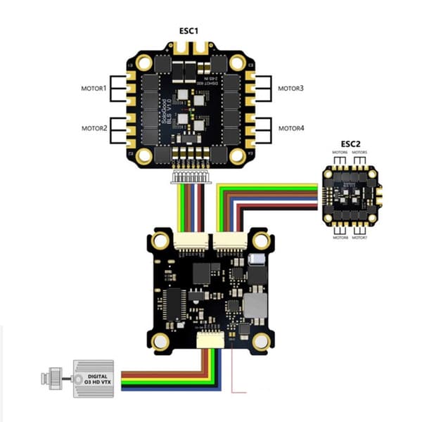 Multifunktionel F722 Droner Flyvecontrollerkort Integreret OSD Barometer