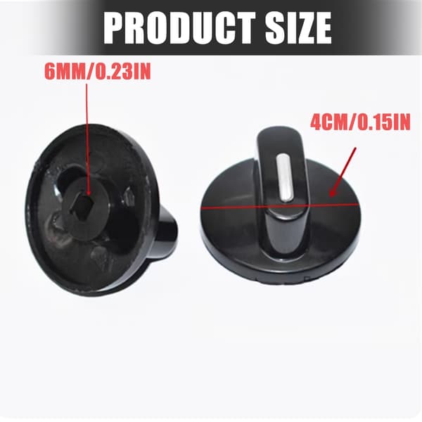 Multikompatibla 6 mm Spisugnsknoppar Snabb Installation Plasttillbehörsset