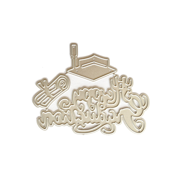 Metallskärningsform för examen, Scrapbooking Stencil Die Cuts Card Embossing DIY 3375