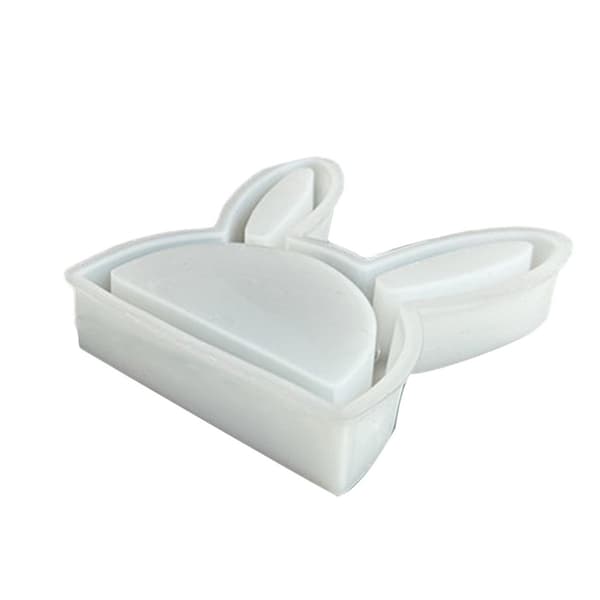 Silikoneform Hule Kaniner Forme Ornament Støbeforme Gipsforme