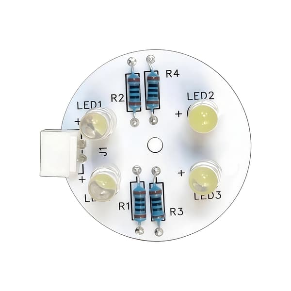4 LED Universal Køleskabslys Erstatning Lys Energibesparende PCB Lampe