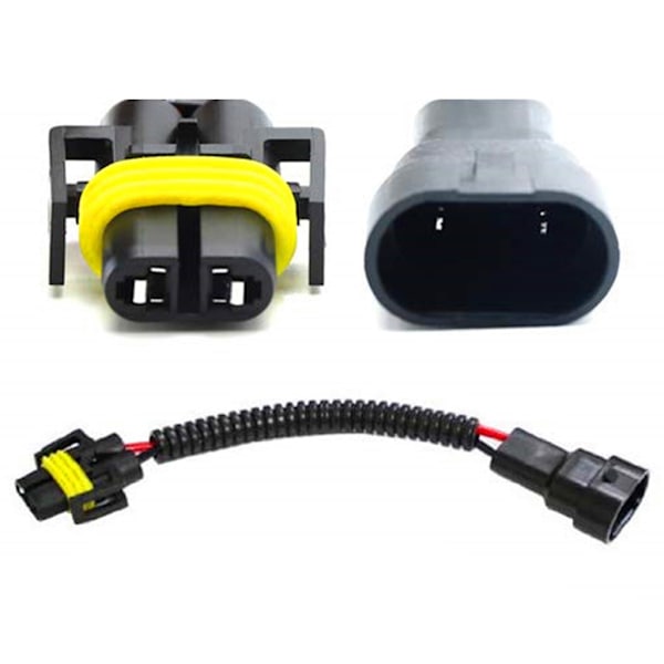 9006 Glödlampa till H11 H8 Strålkastare Dimljus Konvertering Ledningskontakt Adapter Harness
