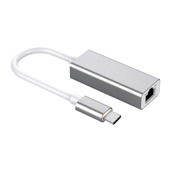 Kytkettävä USB Type C Ethernet Fast 10/100 LAN kiinteä verkkosovitin Macille