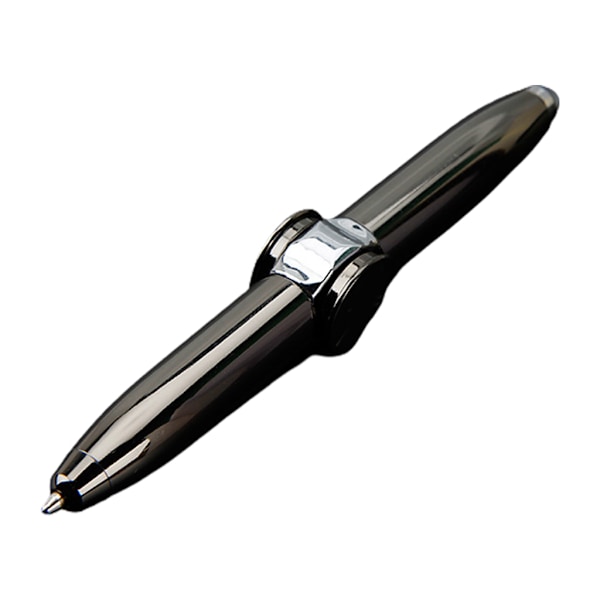Bärbar Fingertop Fidget Brevpapper LED Kulpenna Enkel Roterande Nyhet Present Skolmaterial Pojkar Flickor Stress relief