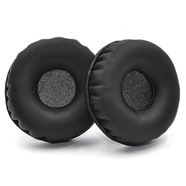 Ørepuder Pudebetræk Sort 1 Par Memory Foam Erstatning Soft til Evolve 20 20se 30 30II 40 65 65+
