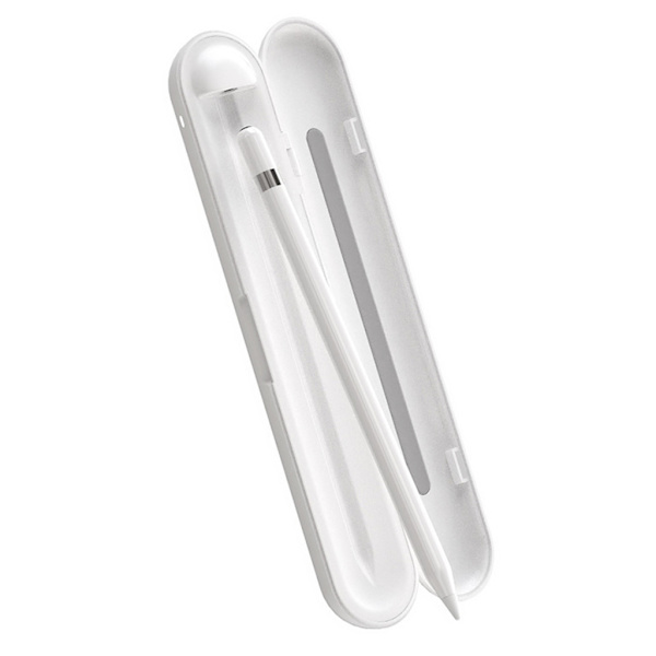 Bærbar blyantoplader til blyant 1 oplader til etui Magnetisk trådløs opladning til etui 1100mAh med magnetisk hætte Repl.