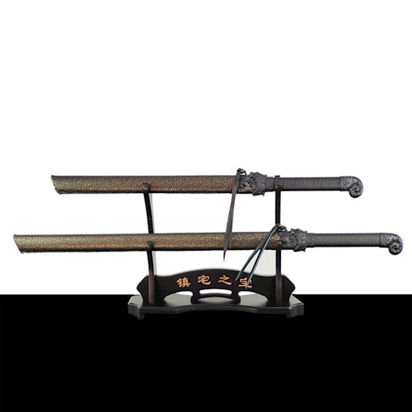 Samuraisværd Stativ Display To Tiers Sværdholder Display til Katanas 1 layer Big