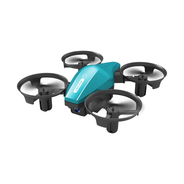 Mini Drone Lätt att flyga även för barn och nybörjare Headless Mode 2 batterier RC Helikopter Quadcopter 2 batterier Blue