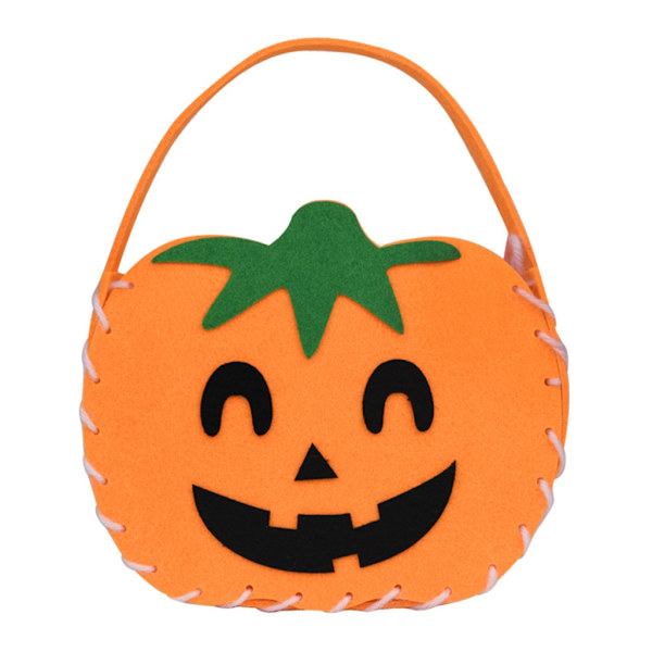 Halloween karkkilaukku käsintehty laukku DIY askartelukäsilaukku kuitukangas karkkipussi A