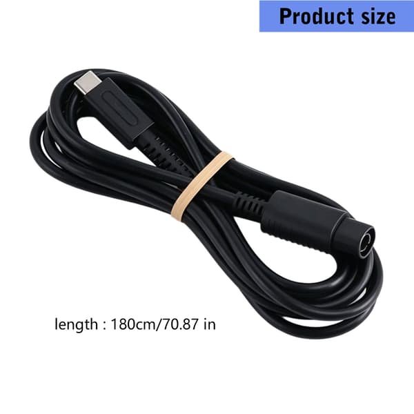 Universal Type C-adapterkabel til spillekonsol 1,8M Pålidelig