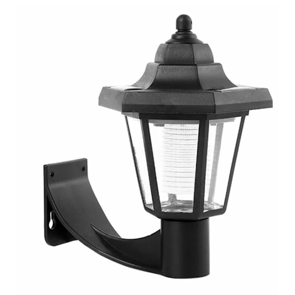 Hexagonala Solar Lights Outdoor LED Solar Sconce Led Vägglampa Lantern Garden