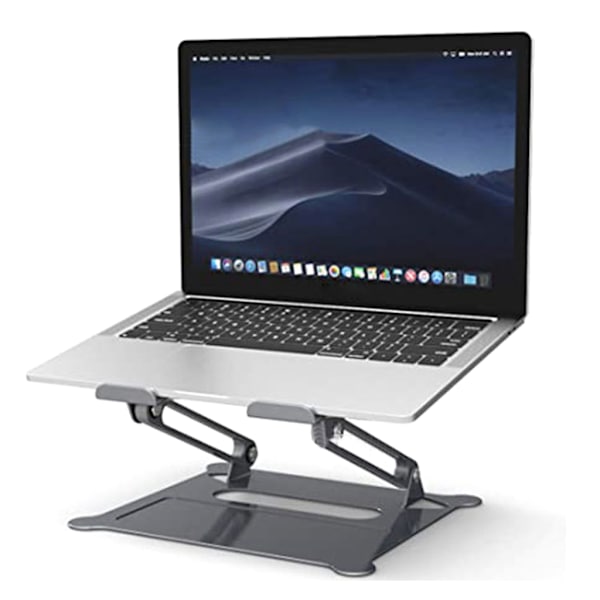 1 styks aluminiumslegering bærbart stativ Laptop Holder Multi-Angle Stand med Heat-Vent Justerbar Notebook Stand til bærbare computere
