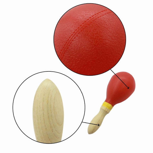 Plast Sand Hammer Maraca Skallra Shaker Baby Ljud Musik 3 Färger Valfritt Red