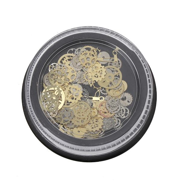 120 kpl Mixed Steampunk Cog Gear Charm Hartsitäyttötarvikkeet Askartelukoru hartsin valuun Koruhartsin valmistusprojekti