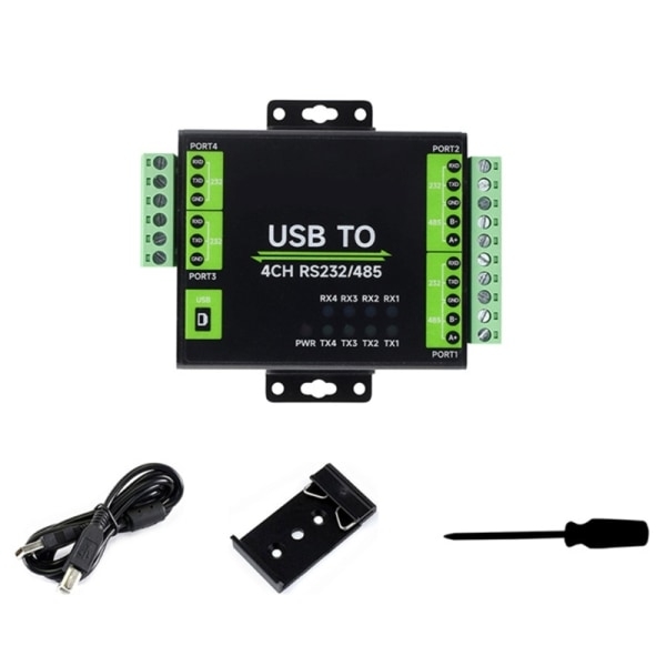 USB till 4CH RS232/485 omvandlare industriell isolerad omvandlare Original FT232RNL