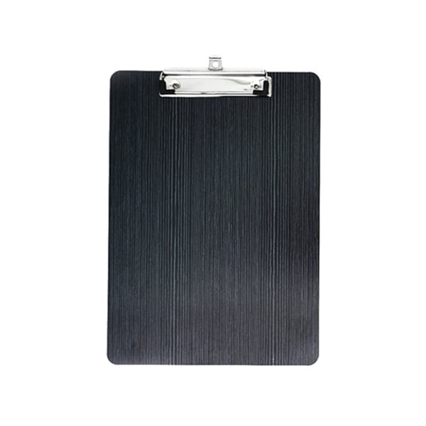 Bärbar A4 A5 Trä Skrivskiva Fil Hardboard Dokumenthållare Clip Board Fil Hardboard med Batterfly Clip