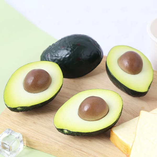 Resin Simulation Avocado Model Vinduesdekorationsrekvisitter Displaymodel