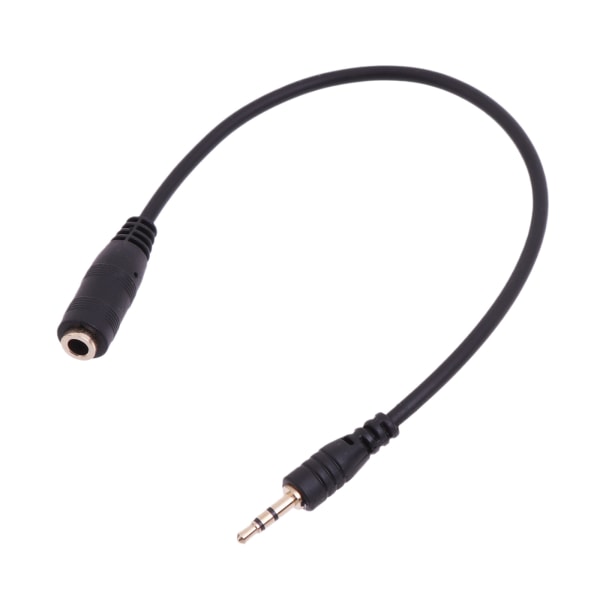 2,5 mm hann til 3,5 mm hunn Aux Jack Audio Stereo Kabel Audio Connector Adapter