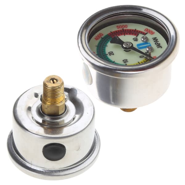 2\" Bassengfilter Trykkmåler Rustfritt Stål-Kasse 0-6000/ 0-40MPa