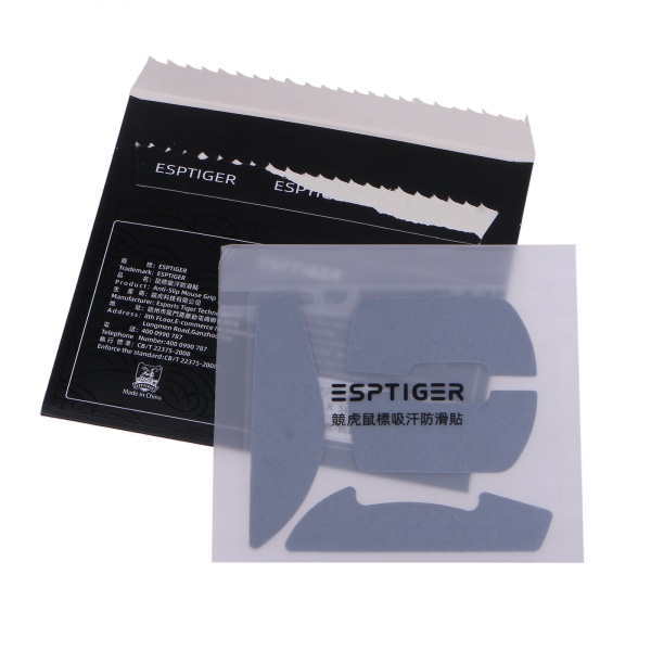 Esports Tiger Mouse Skin Side Stickers Svettbeständig grepptejp för GPRO X Superlight musmatta