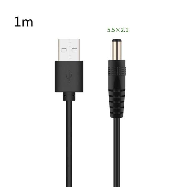 USB för DC 5,5x2,1mm 5,5x2,5mm 3,5x1,35mm 4,0x1,7mm 2,5x0,7 mm Laddningslinje