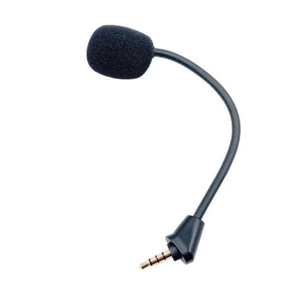 Mikrofonerstatning Mic for Kingston Hyper X Cloud II Wireless BT Gaming Headset, avtakbare hodetelefoner Mic Boom