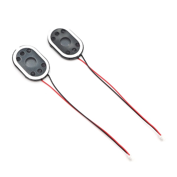 2 stk 8Ω 1W 2030 Høyttaler Oval Høyttaler Bilnavigasjonshøyttaler 2P 1,25 Terminaler 110 dB SNR 8 ohm 1 watt 8r 1w
