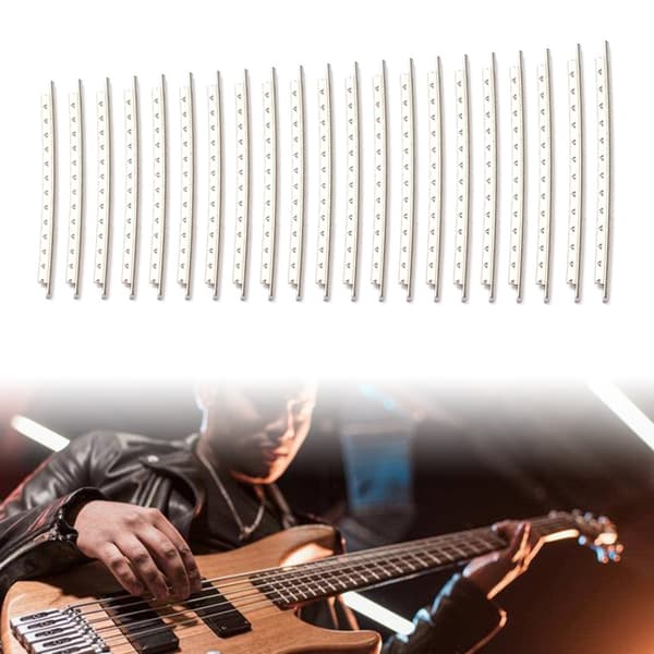 2,7 mm 21 Band Fretwire Set för Elgitarr Bas Greppbräda Ersättningar