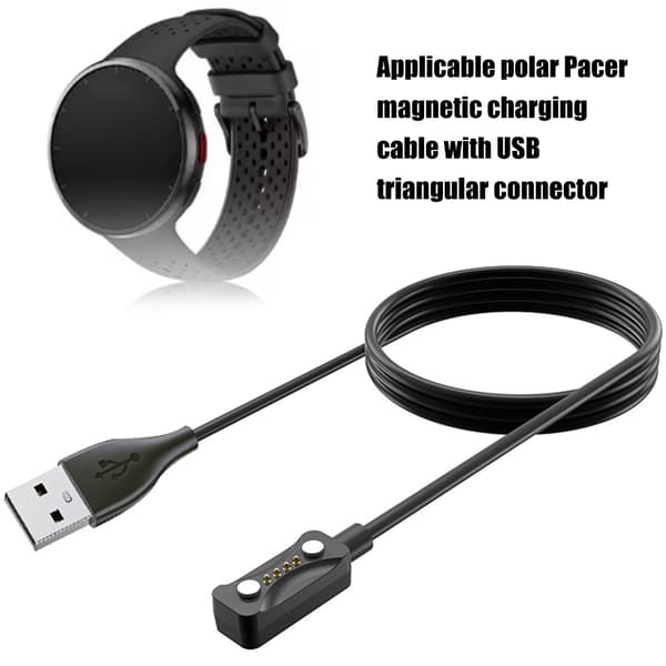 Portabel Magnetisk USB-laddningskabel för Pacer Klocka, Resevänlig 1m