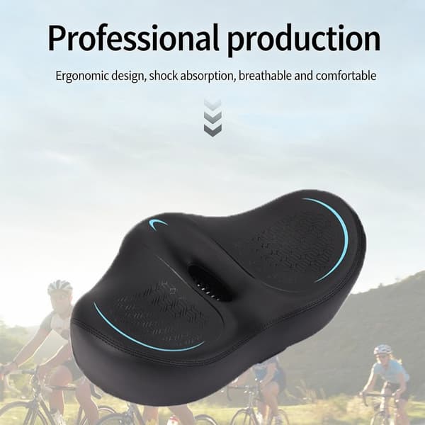 Overdimensionerede cykelsadler Ergonomiske Bløde Komfortable Cykelsædepuder
